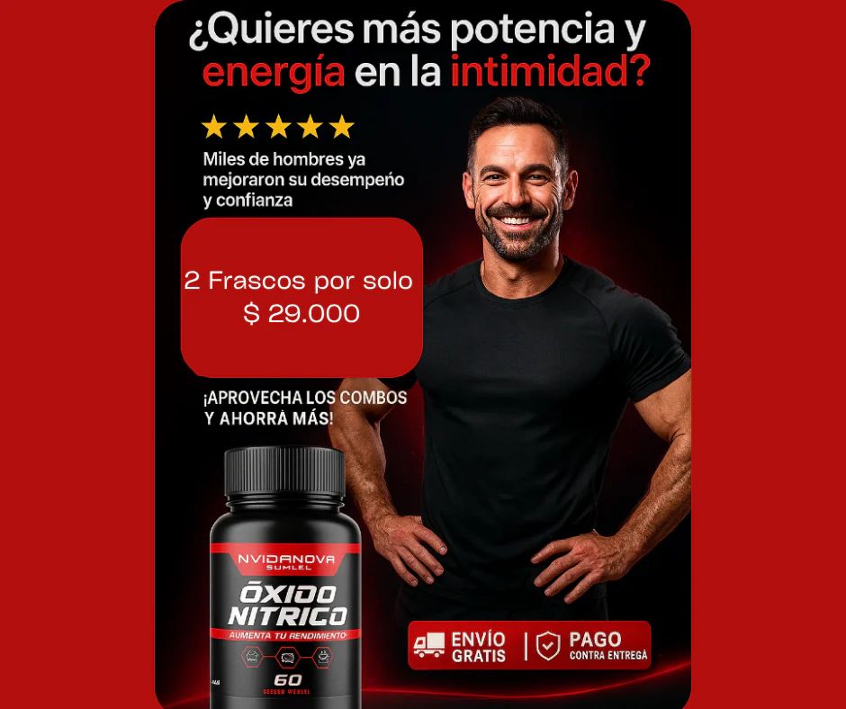 Óxido Nítrico Premium: Más Energía, Más Fuerza, Más Resultados